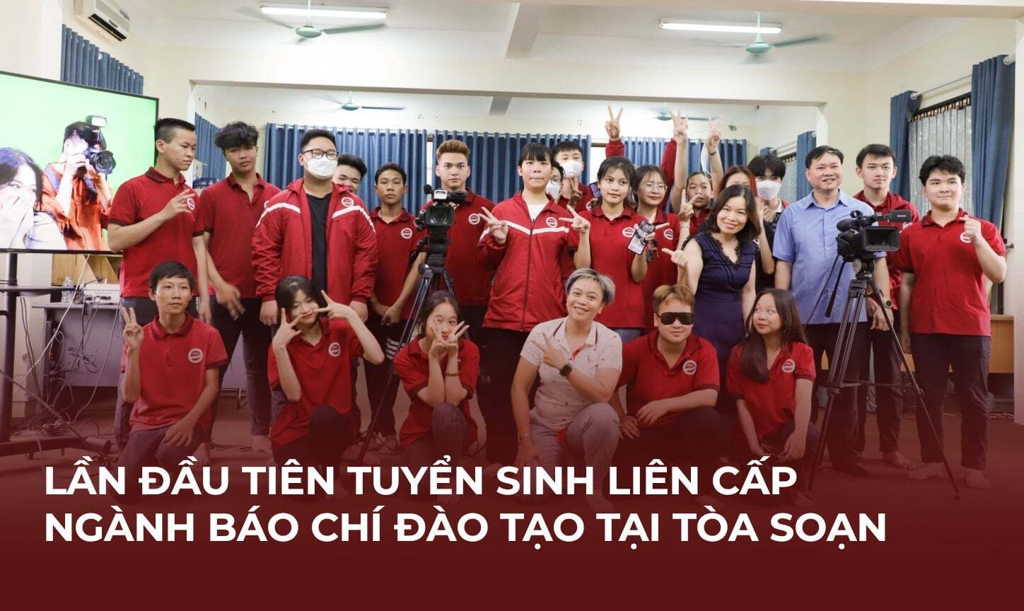 Tuyển sinh liên cấp ngành báo chí đào tạo tại tòa soạn - 1