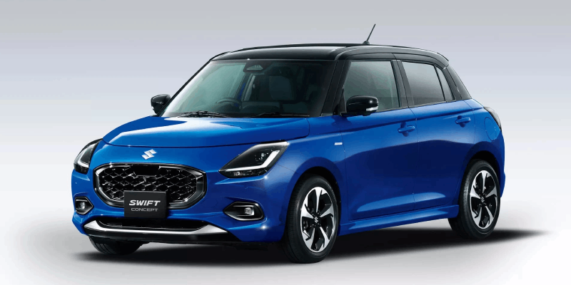 Suzuki Swift 2024 là mẫu xe hatchback nhỏ gọn, nổi bật với thiết kế trẻ trung và thể thao.(Ảnh: AutoPro)