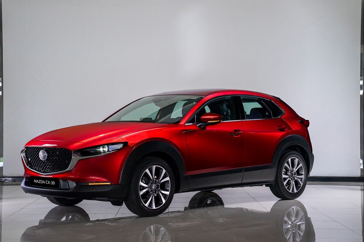 Mazda CX-30 là mẫu crossover SUV cỡ nhỏ với nổi bật với thiết kế thể thao. (Ảnh: Mazda Bình Tân)