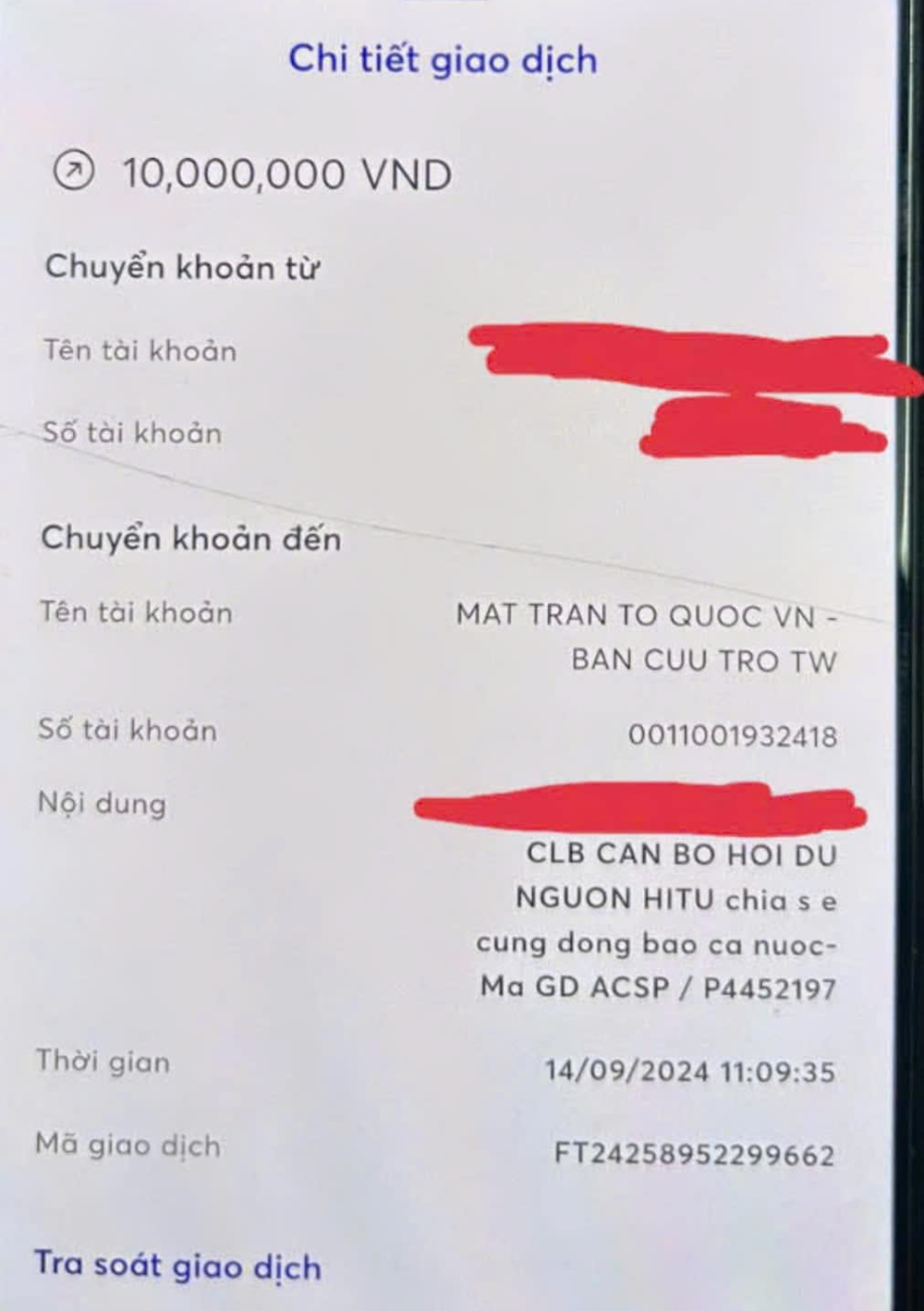 Cựu sinh viên 'rút ruột' tiền ủng hộ đồng bào miền Bắc đã khắc phục hậu quả - 3