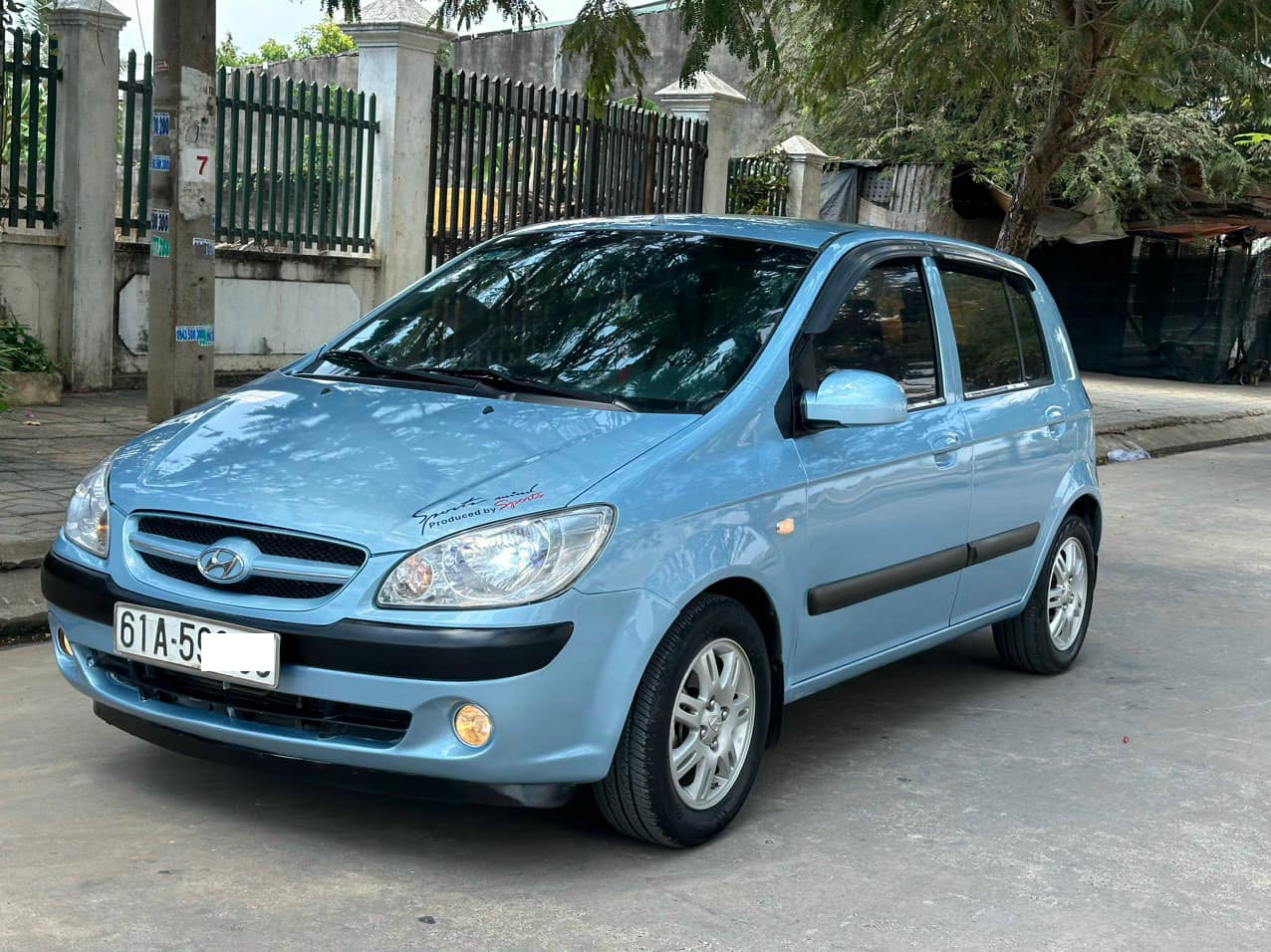 Hyundai Getz 1.4AT 2009. (Ảnh: Võ Minh Chính)