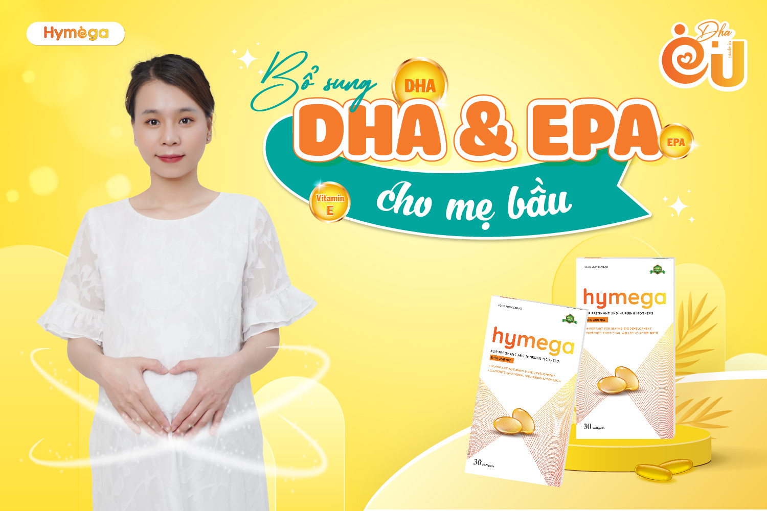 Hymega - DHA EU tinh khiết cho mẹ bầu  - 1