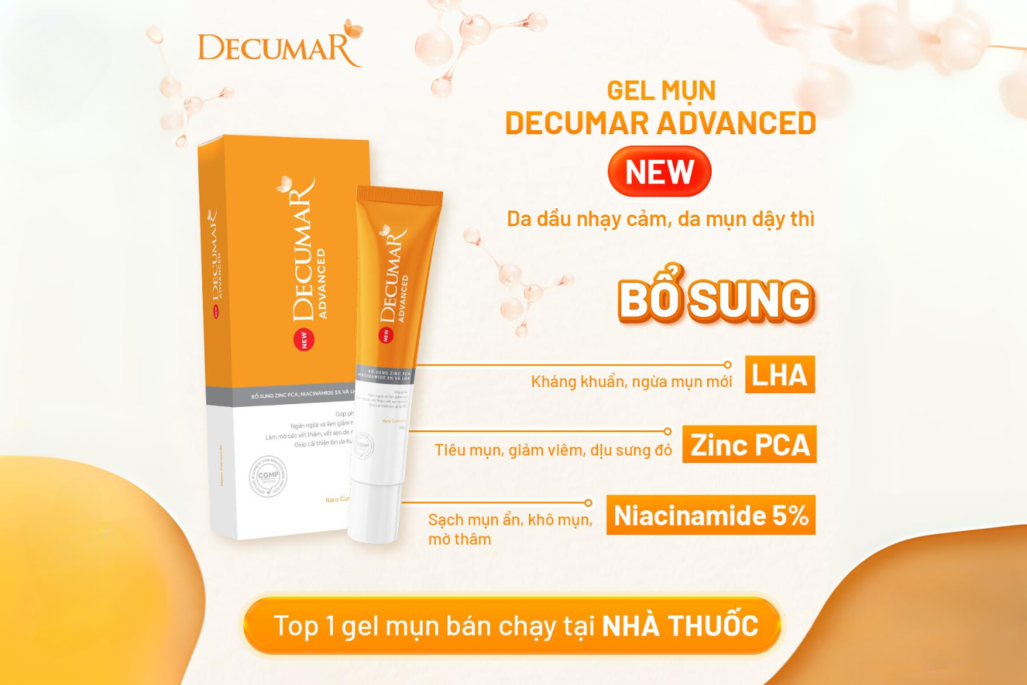 Gel chấm mụn Decumar Advanced Mới - giảm mụn nhanh, mờ thâm sẹo - 3