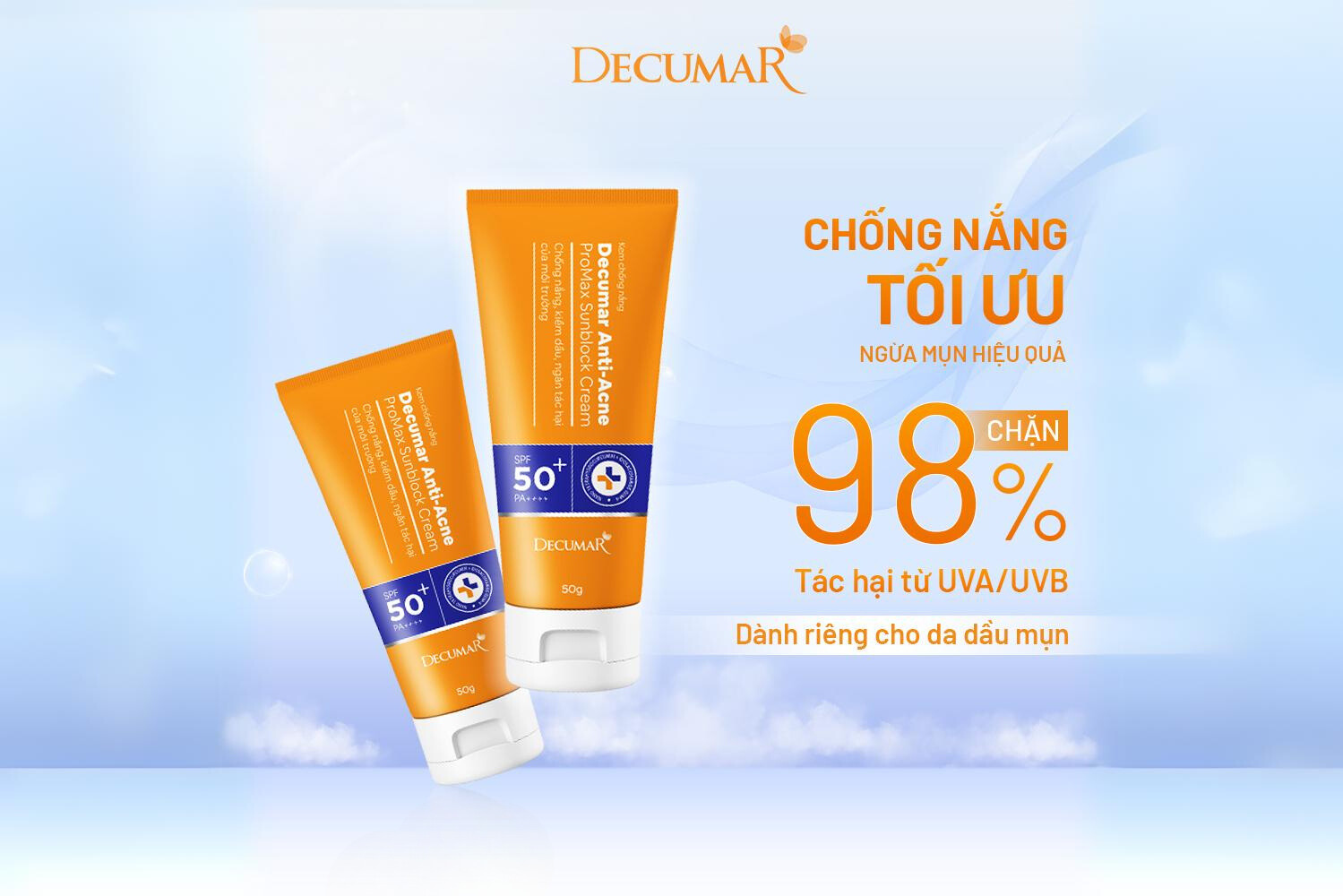 Bộ ba sản phẩm Decumar Promax chăm sóc da mụn toàn diện - 3