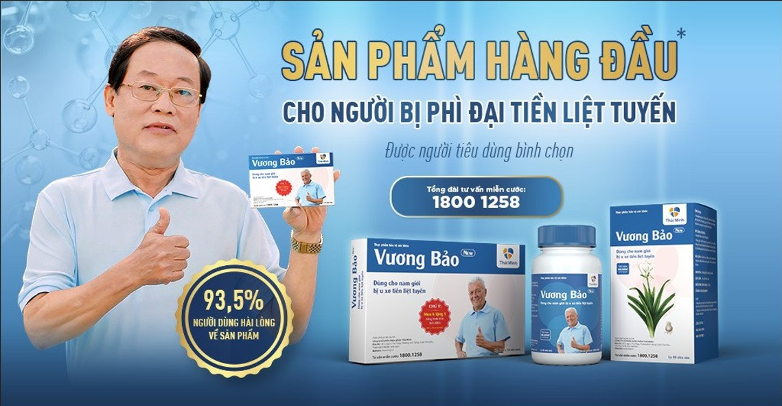 Vương Bảo – lựa chọn tối ưu hỗ trợ cho người bệnh phì đại tuyến tiền liệt - 1