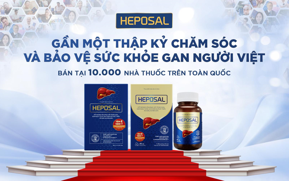 Heposal: Gần một thập kỷ chăm sóc và bảo vệ sức khỏe gan của người Việt - 1