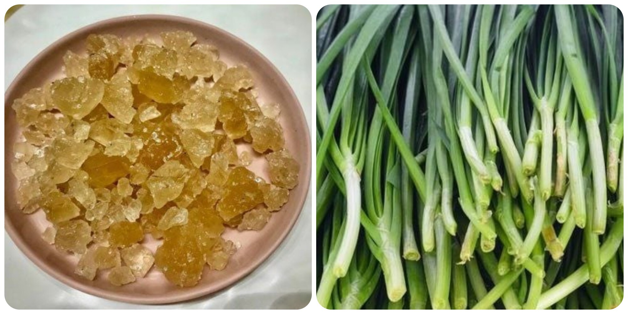 Lá hẹ hấp đường phèn là bài thuốc trị ho rất hiệu quả