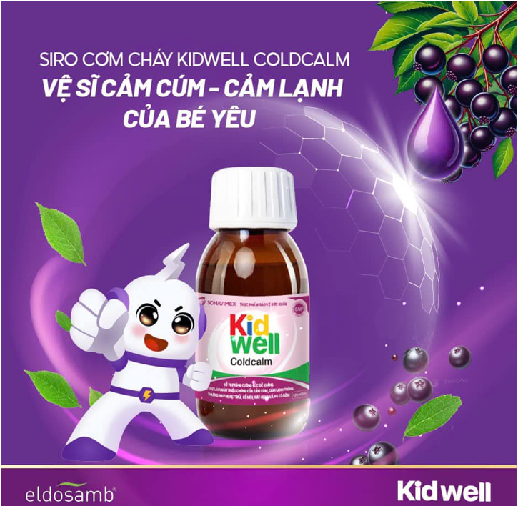 Kidwell Coldcalm - Vệ sĩ cảm cúm, cảm lạnh của bé yêu