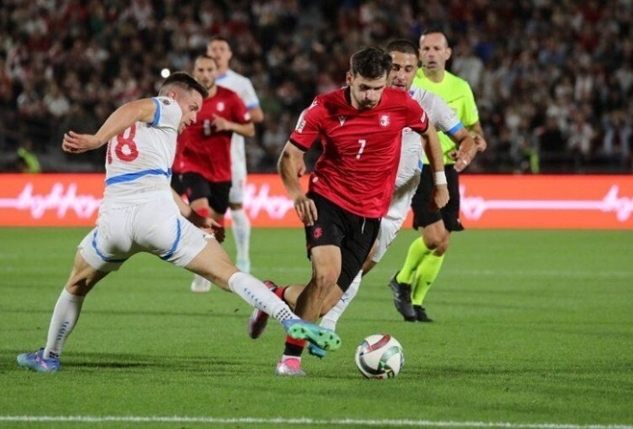 Georgia chạm trán Albania tại UEFA Nations League.