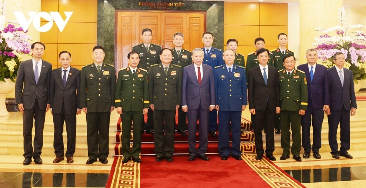 Tổng Bí thư Tô Lâm tiếp Phó Chủ tịch Quân ủy Trung ương Trung Quốc - 4