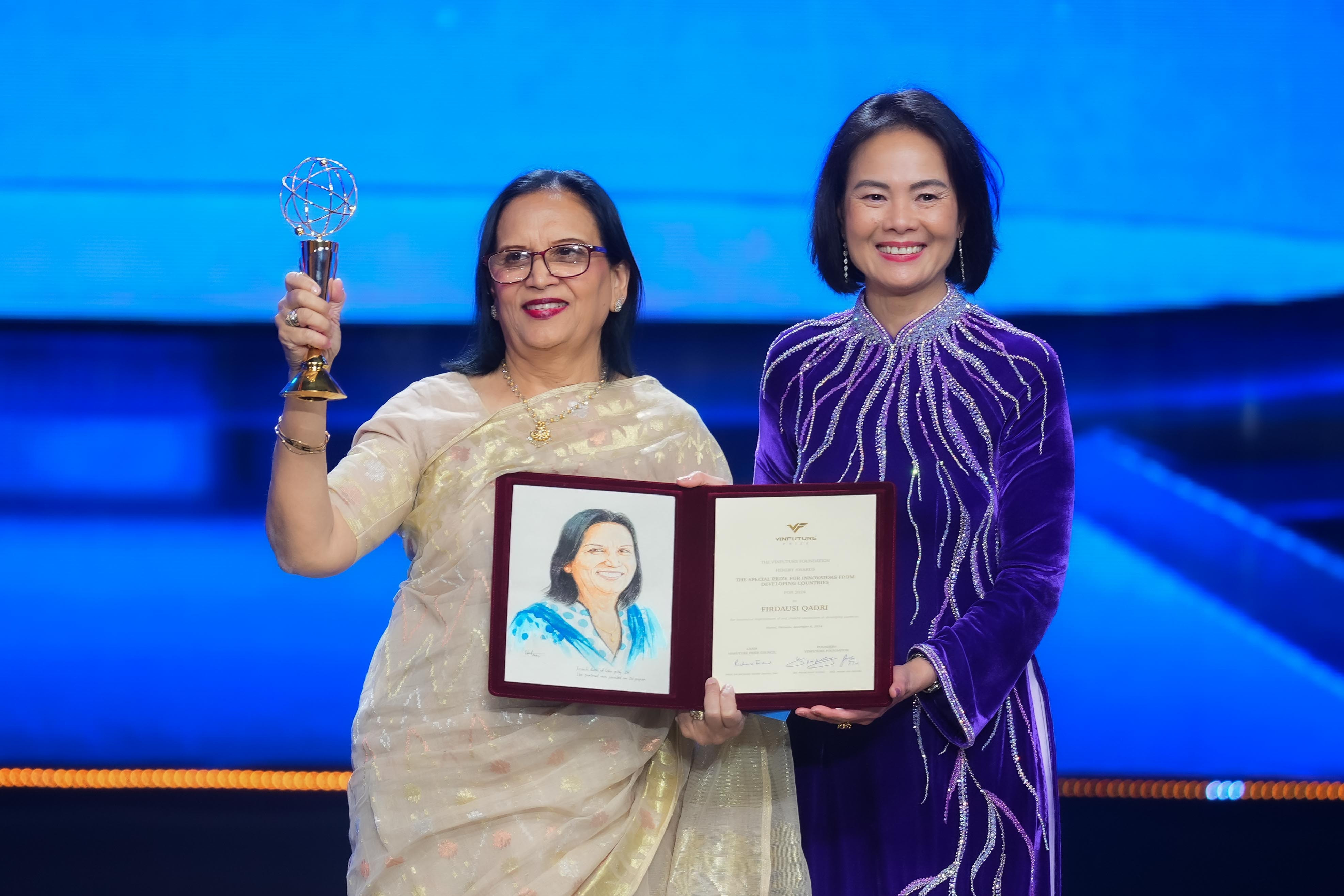 Giải Đặc biệt VinFuture 2024 dành cho nhà khoa học đến từ các nước đang phát triển.