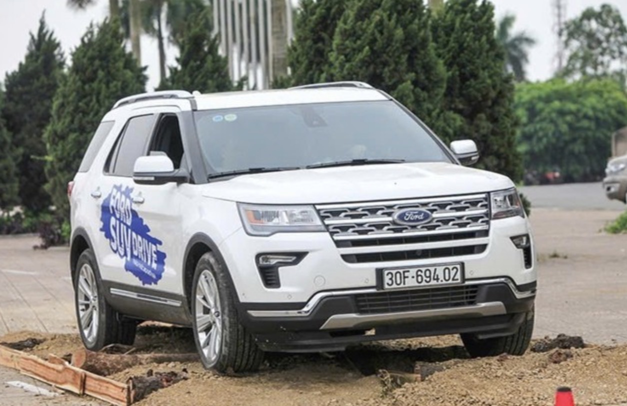 Dòng xe Ford Explorer 2019 lăn bánh tại Việt Nam. (Ảnh: Hội An)