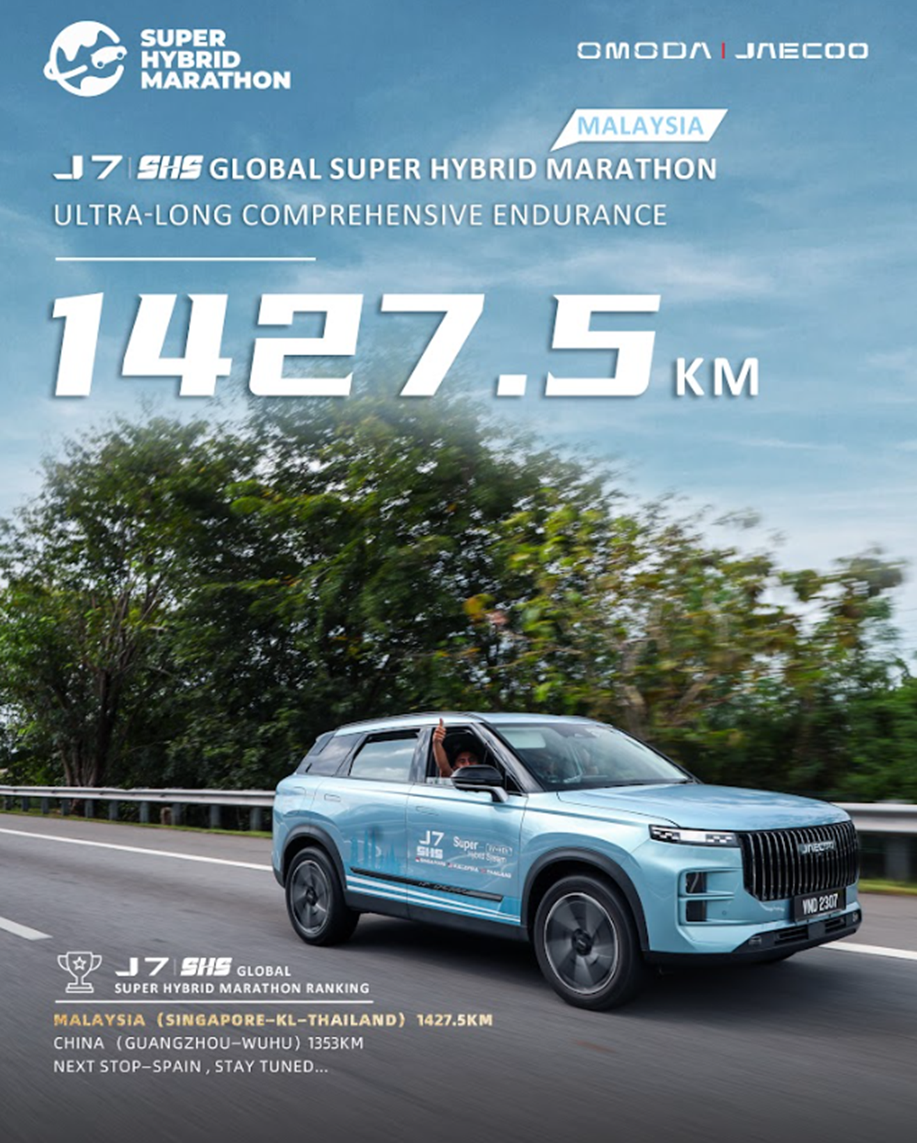 Jaecoo J7 PHEV thiết lập kỷ lục mới trong bài kiểm tra đường dài xuyên quốc gia - 3