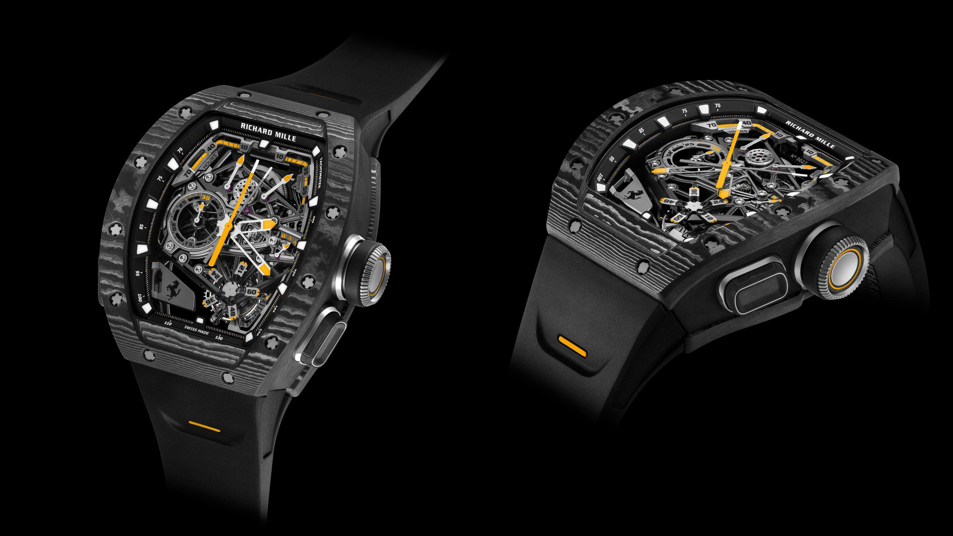 Từng chi tiết là minh chứng cho sự hợp tác kỹ thuật sâu sắc giữa Richard Mille và Centro Stile Ferrari.