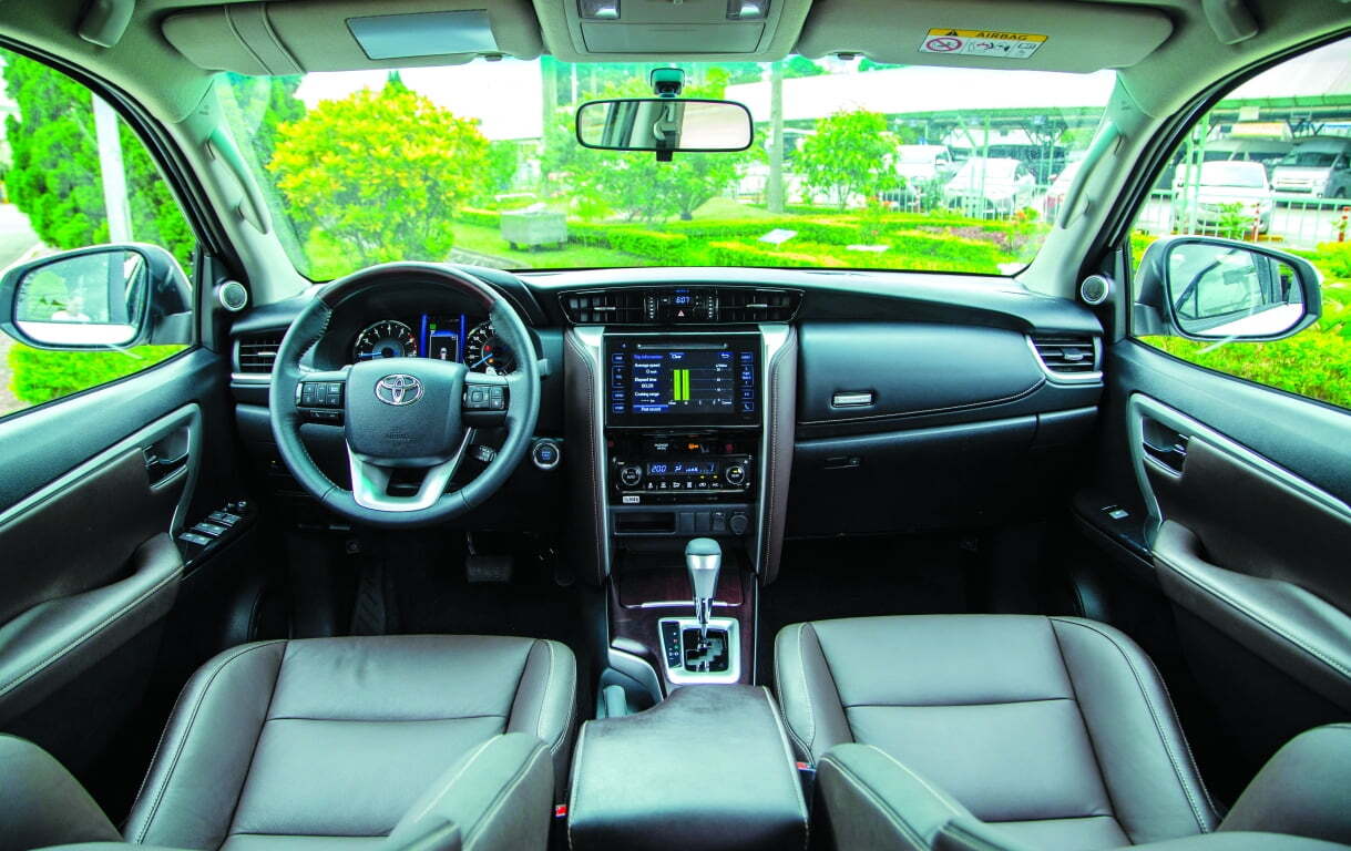 Nội thất sang trọng của Fortuner. (Ảnh: Toyota)