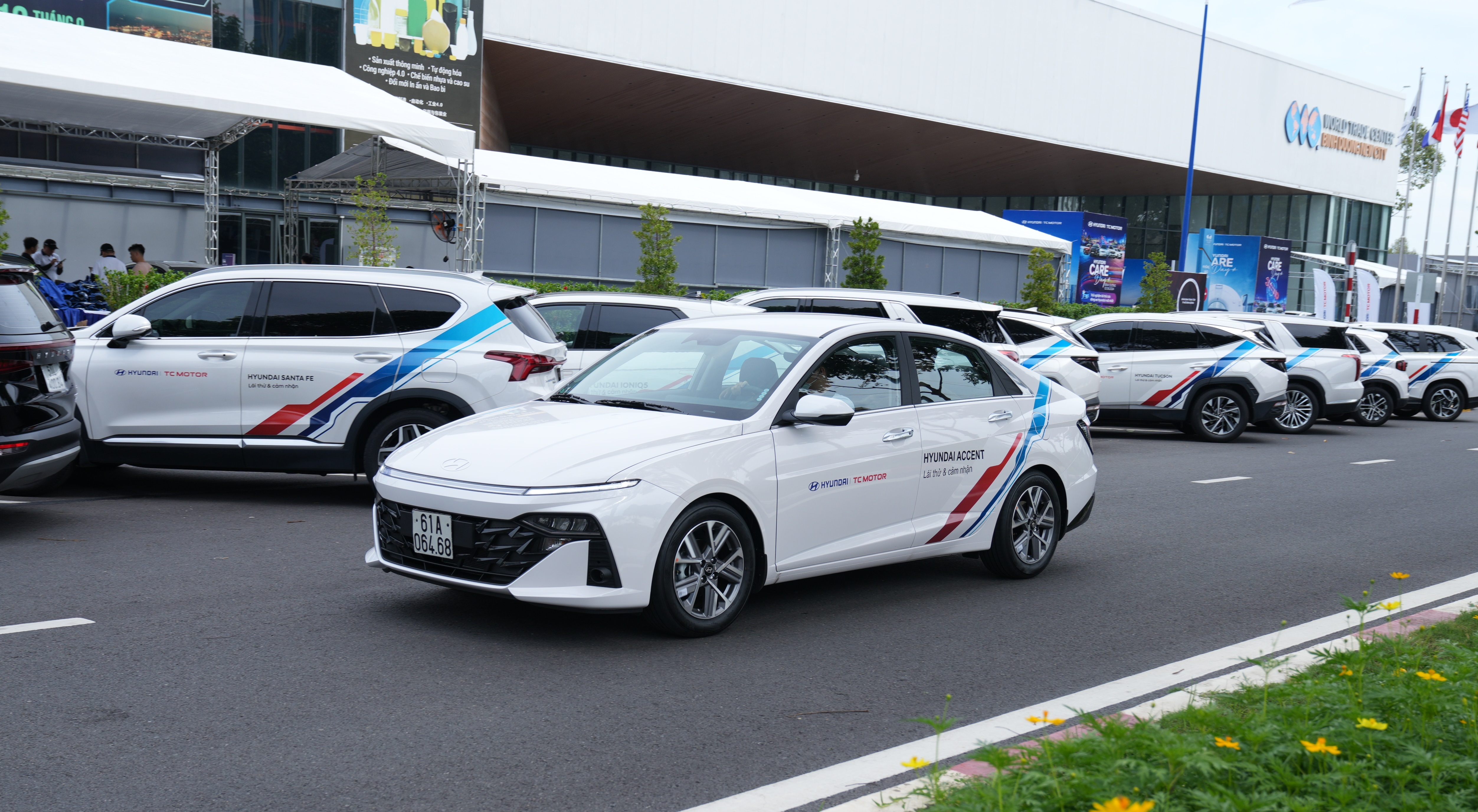 Xe chạy thử trong sự kiện Hyundai Care Day 2025.
