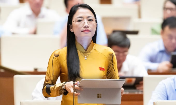 Đại biểu Trần Khánh Thu. (Ảnh: Quochoi.vn)