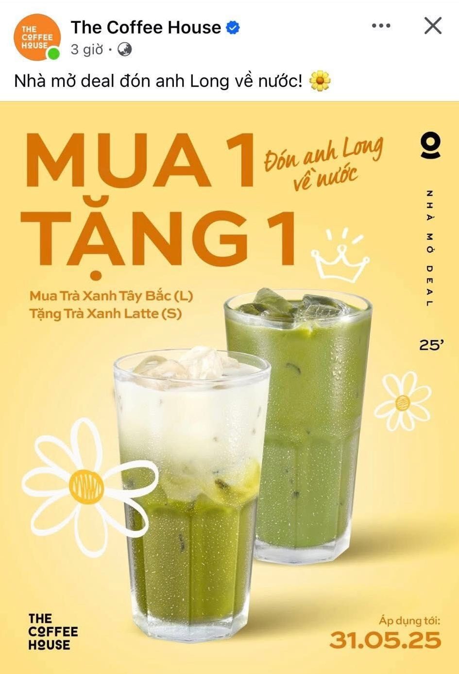 Tung deal hời là cách chuỗi quán cà phê này hưởng ứng trào lưu.