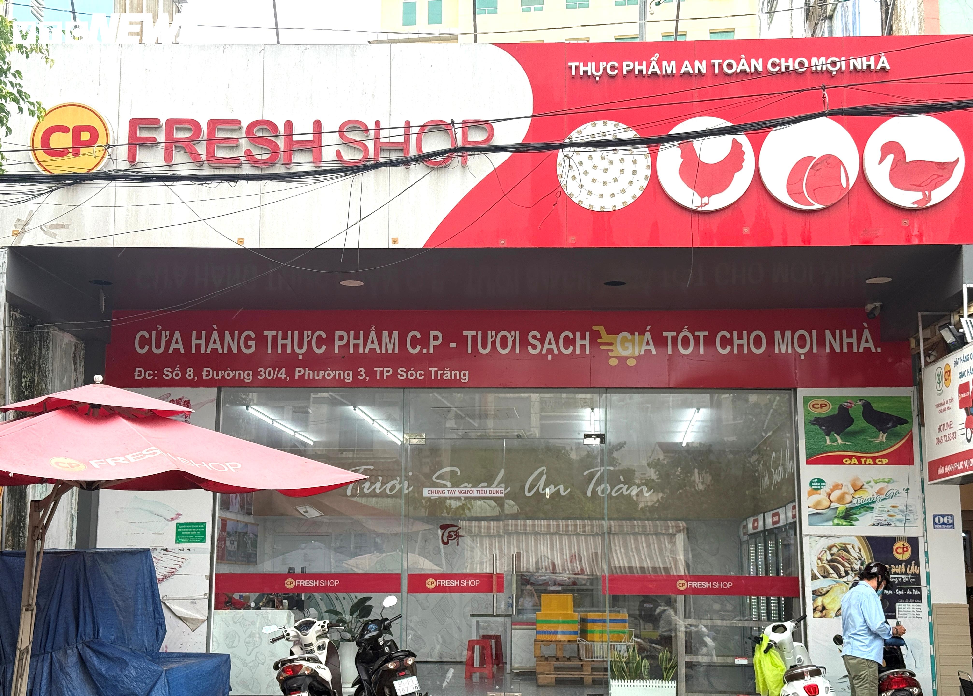 Cửa hàng C.P. tại Sóc Trăng.