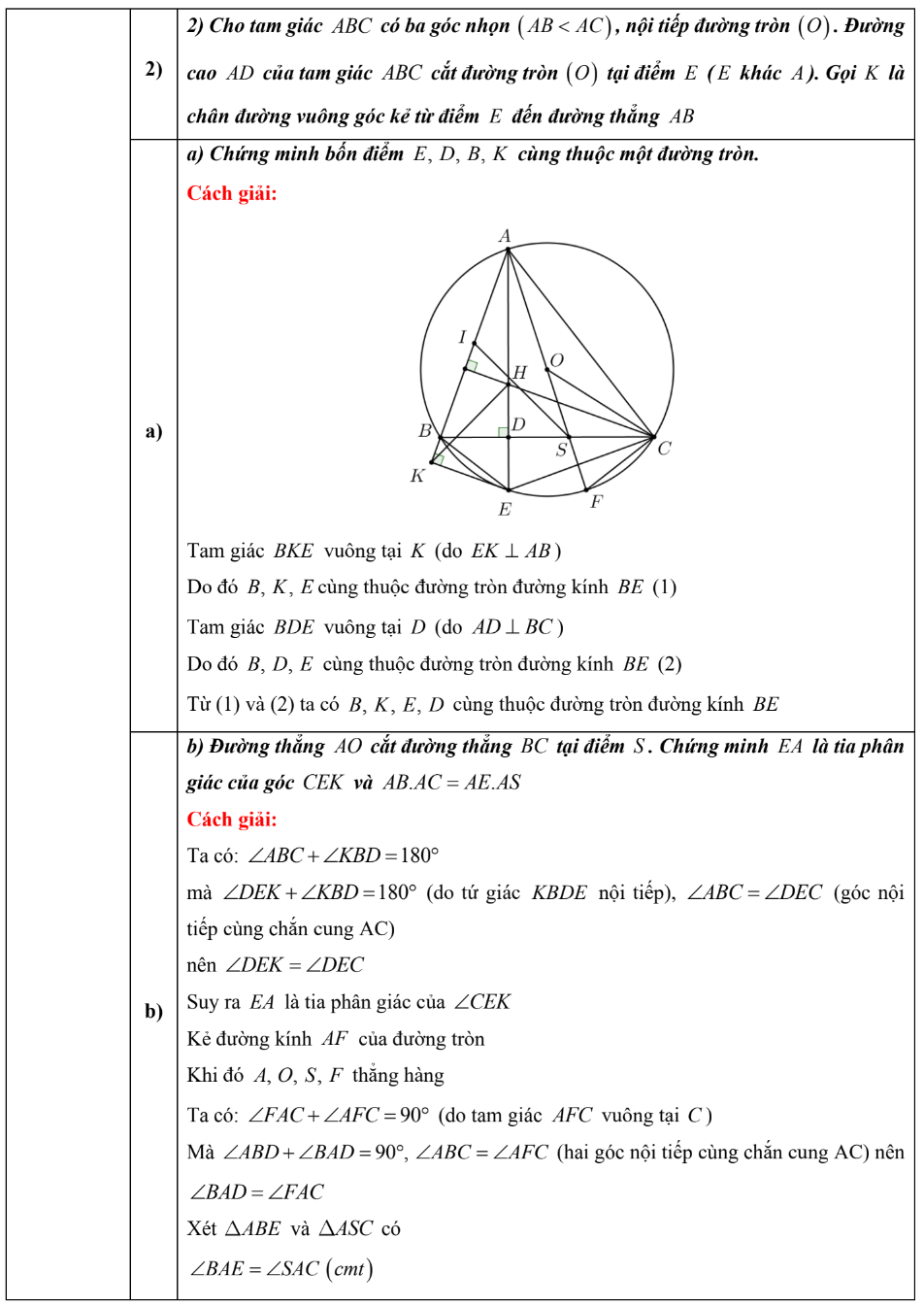 Gợi ý đáp án môn Toán thi vào lớp 10 Hà Nội 2025 - 8