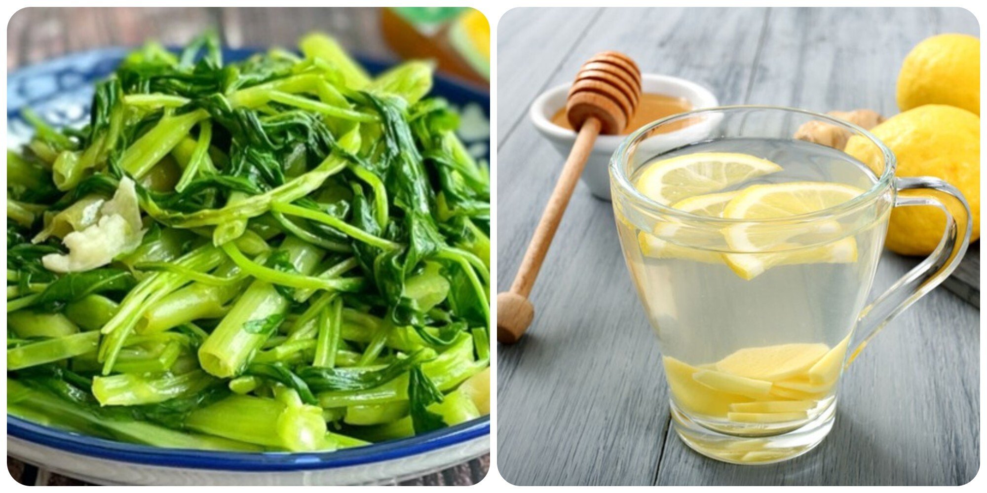 Ăn nhiều rau xanh và uống nước chanh ấm là những thói quen rất tốt cho gan