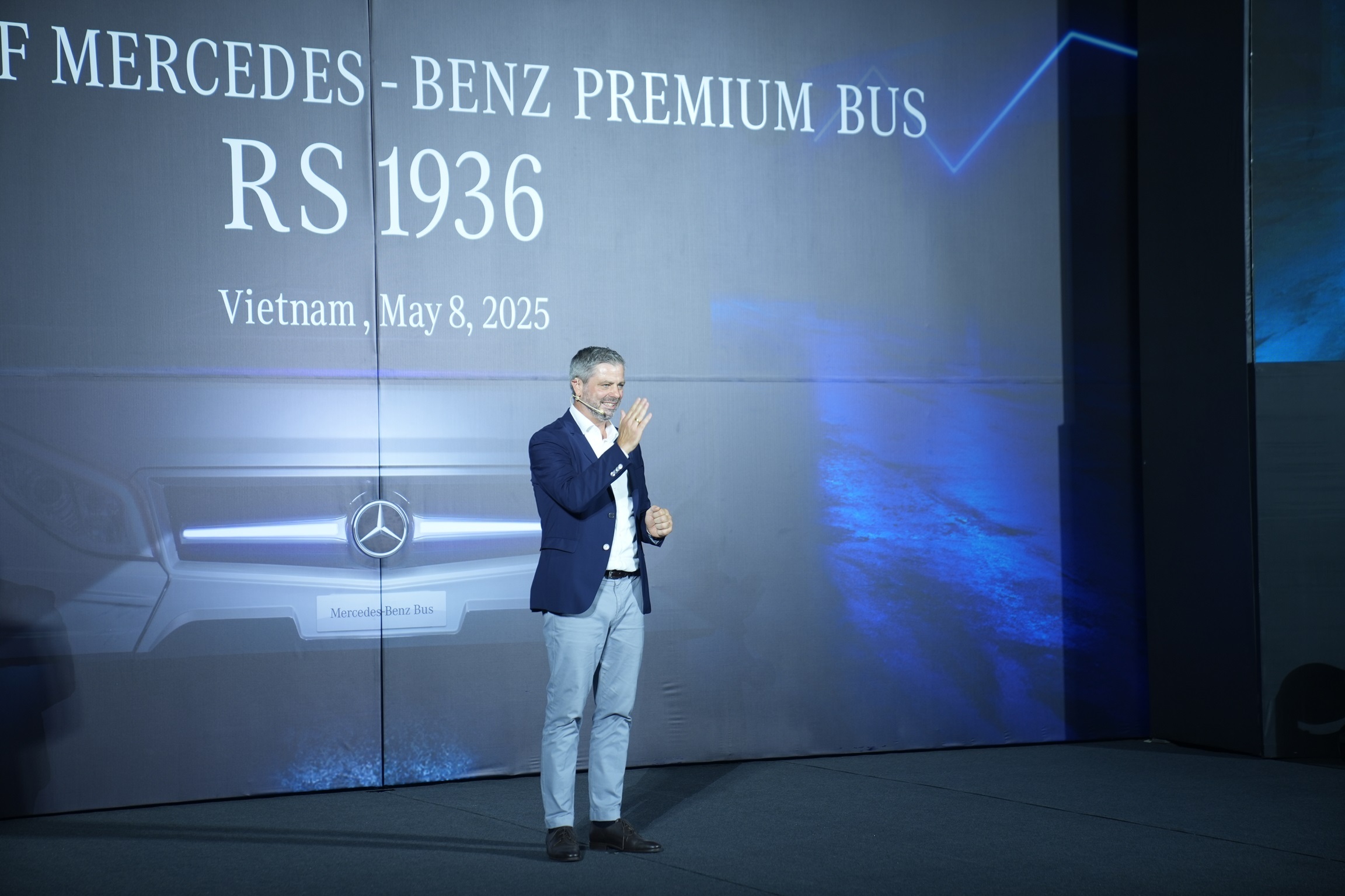 Ông Harald Schmid - Giám đốc Điều hành Daimler Truck Đông Nam Á - phát biểu tại chương trình.