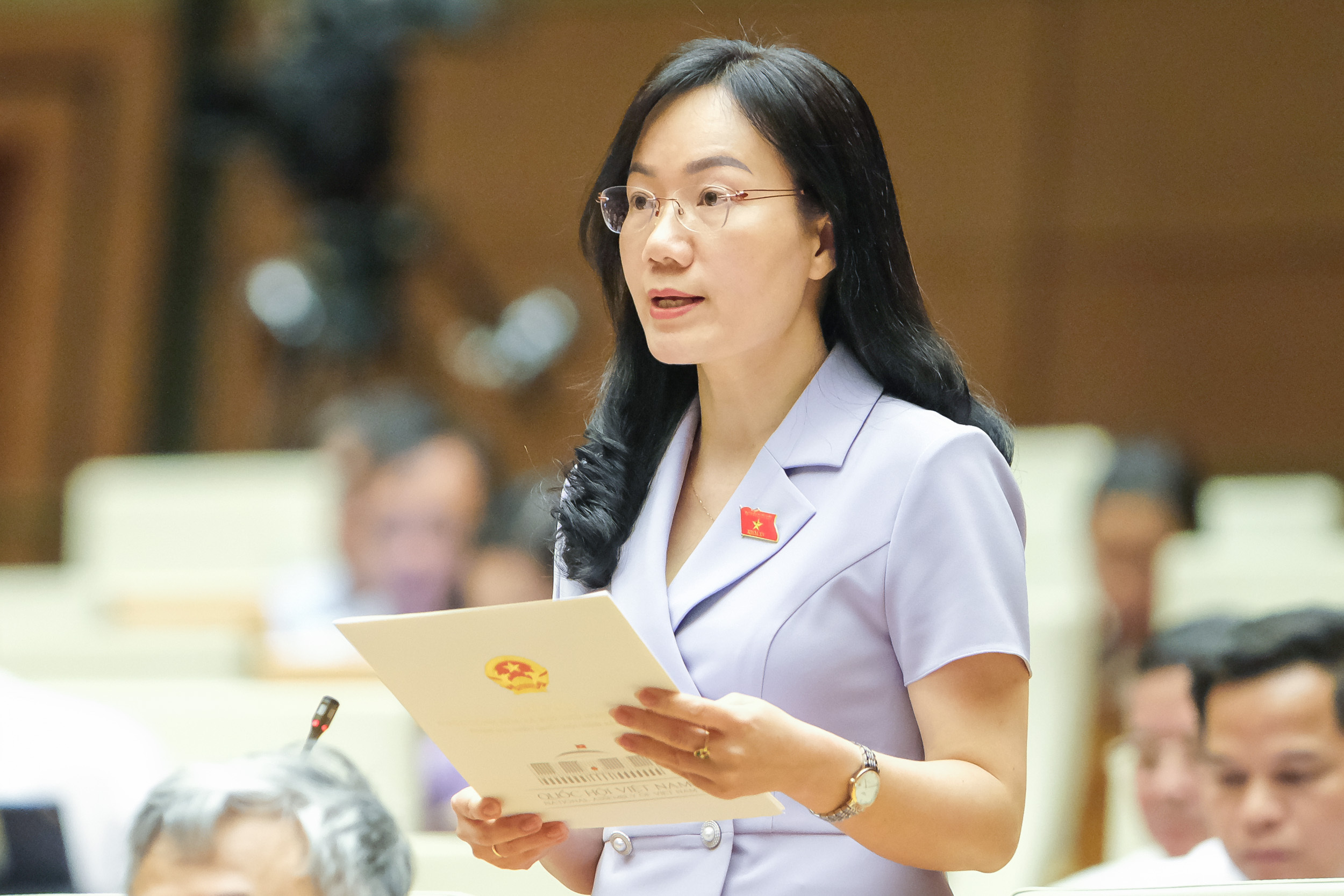 Déléguée Do Thi Viet Ha (délégation de Bac Giang).