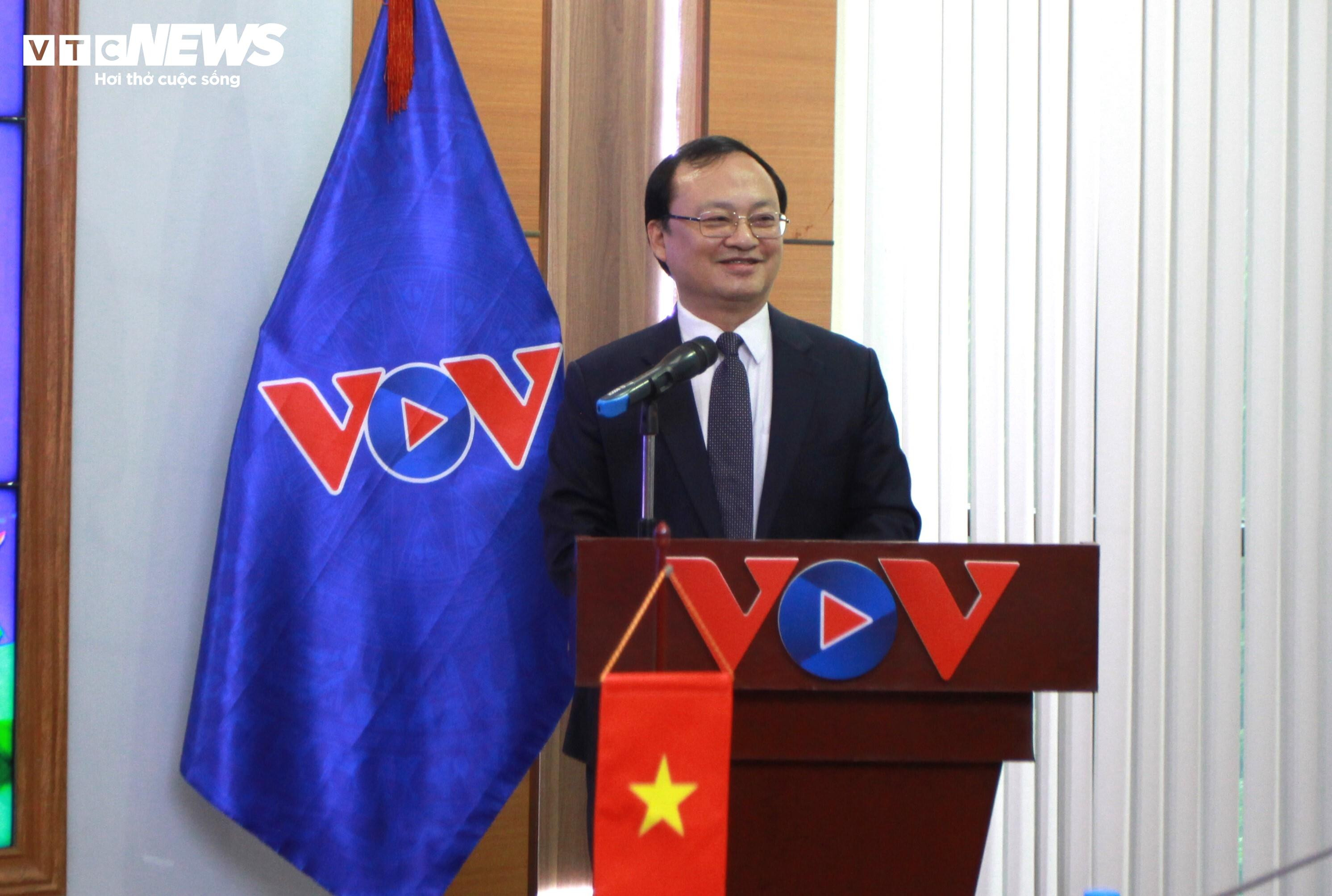 Ông Đỗ Tiến Sỹ, Tổng Giám đốc Đài Tiếng nói Việt Nam phát biểu tại sự kiện.