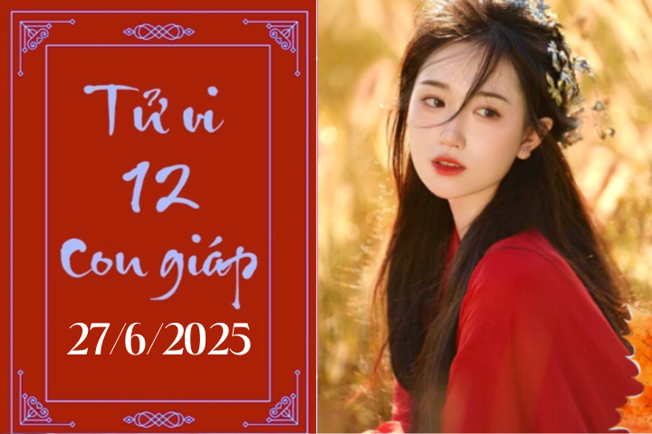 12 con giap   2025 06 26t230054544 07083376 - Tử vi 12 con giáp hôm nay ngày 27/6/2025: Mão chịu áp lực, Ngọ cần quyết đoán