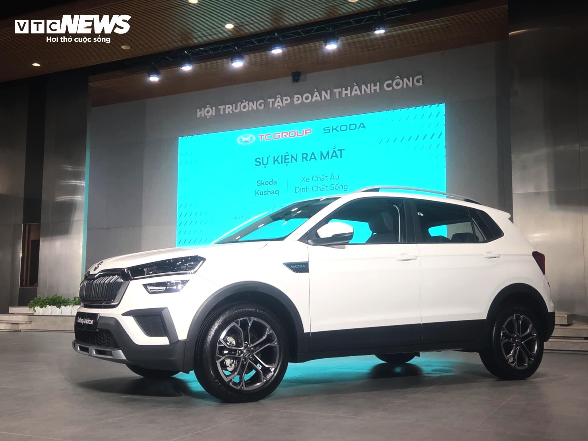 Ngoại thất SUV cỡ B Skoda Kushaq. (Ảnh: Kỳ Anh)