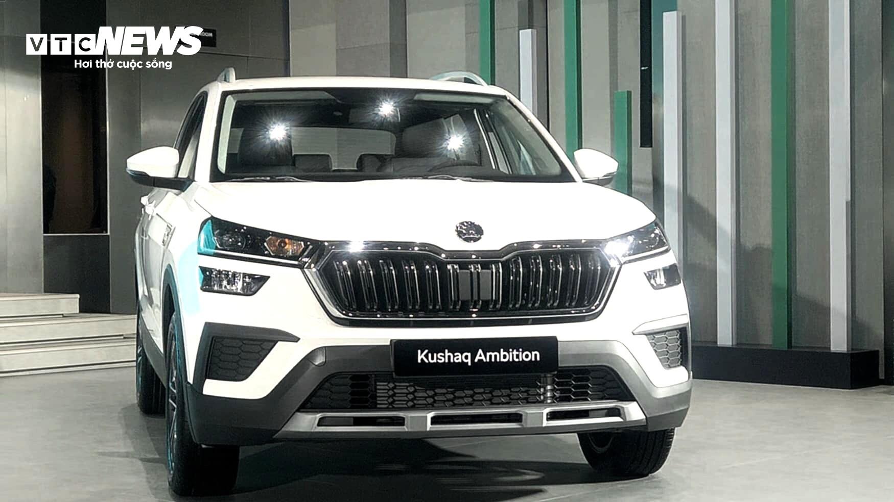 Skoda Kushaq với thiết kế khỏe khoắn, hiện đại. (Ảnh: Kỳ Anh)