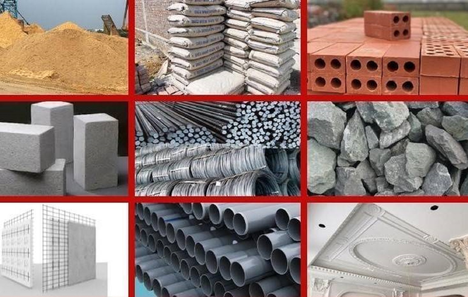 Giá vật liệu xây dựng 6 tháng đầu năm tăng đột biến. (Ảnh minh họa).