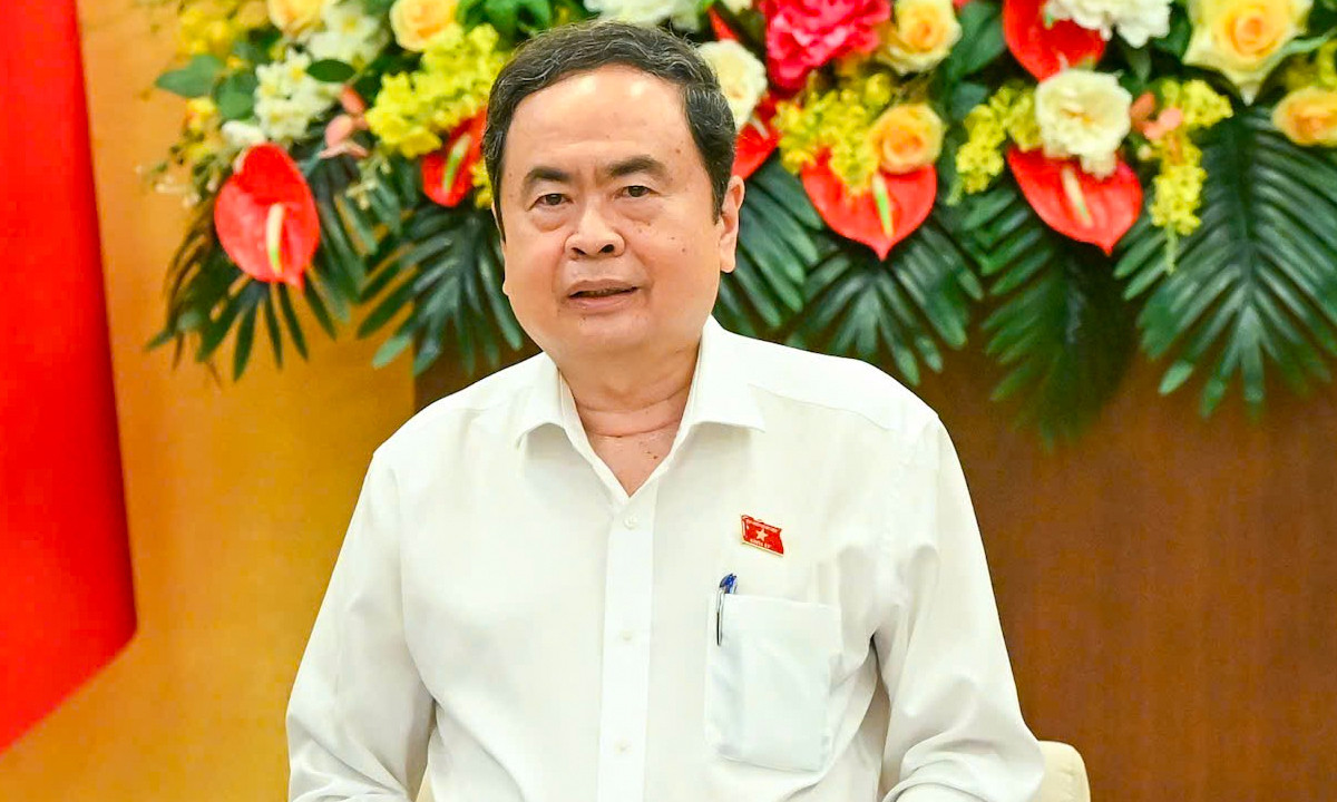 Chủ tịch Quốc hội Trần Thanh Mẫn. (Ảnh: Duy Linh)