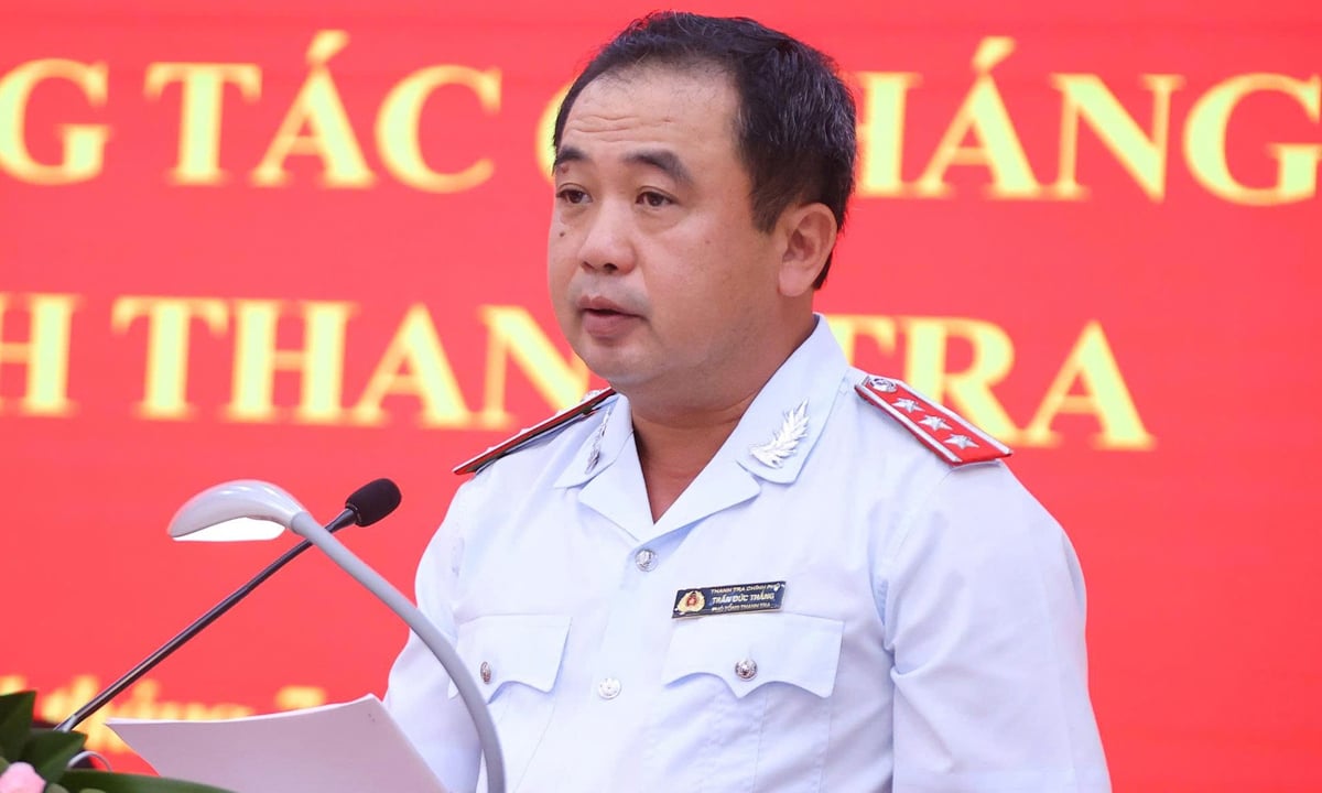 Phó Tổng Thanh tra Thường trực Thanh tra Chính phủ Trần Đức Thắng.