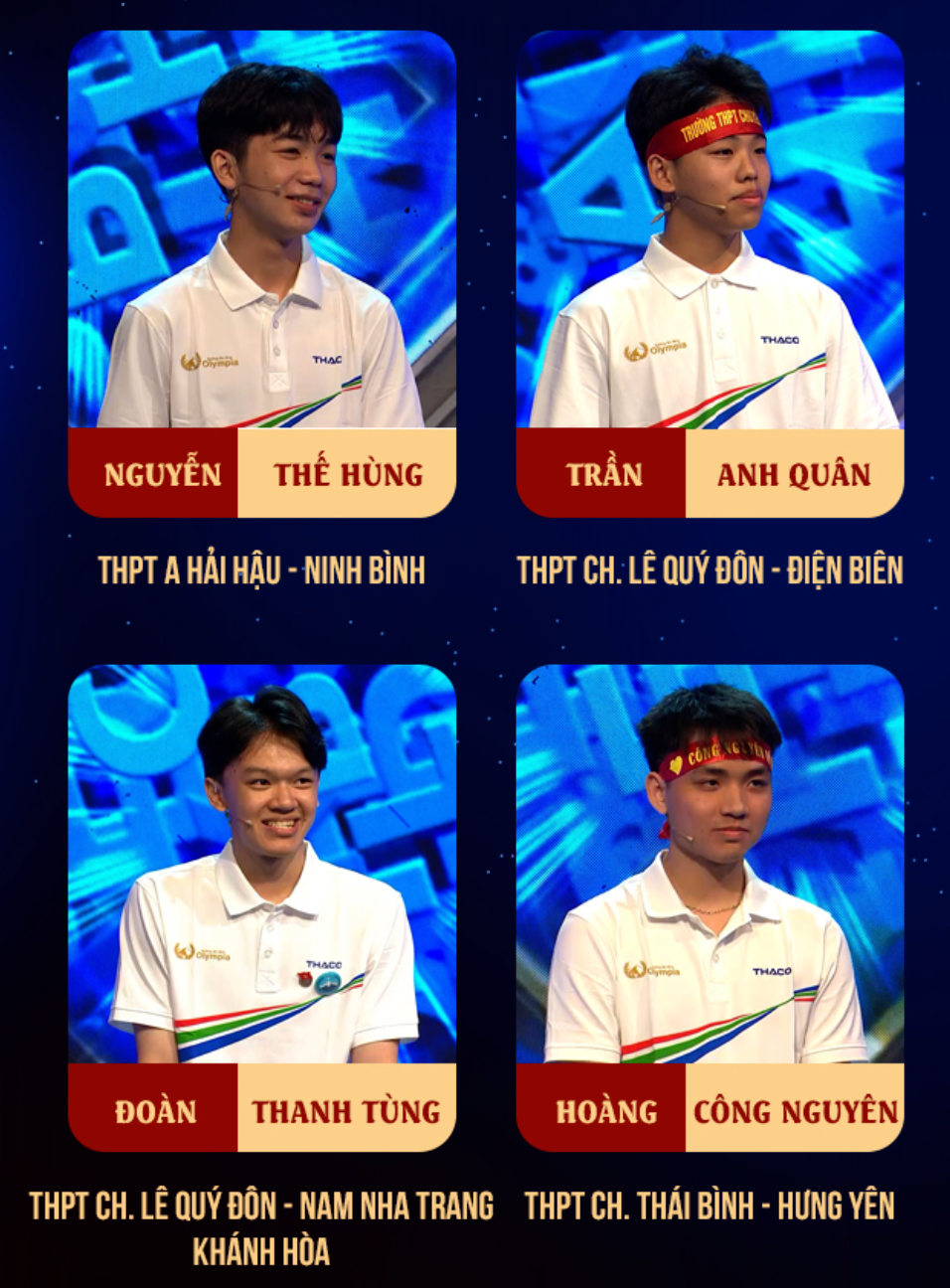 4 nhà leo núi tranh tài trong trận thi tháng.