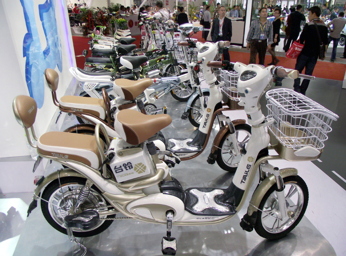 Trung Quốc chuẩn hóa an toàn xe đạp điện trên quy mô toàn quốc từ 1/9 tới. (Ảnh: China Daily)