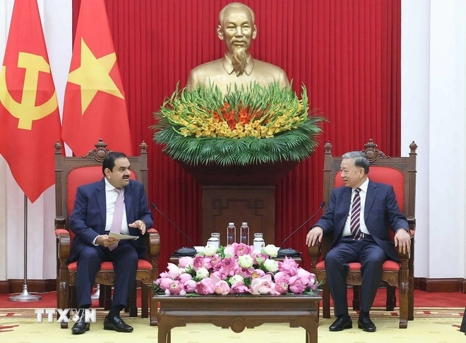 Tổng Bí thư Tô Lâm tiếp Chủ tịch Tập đoàn Adani của Ấn Độ - 2