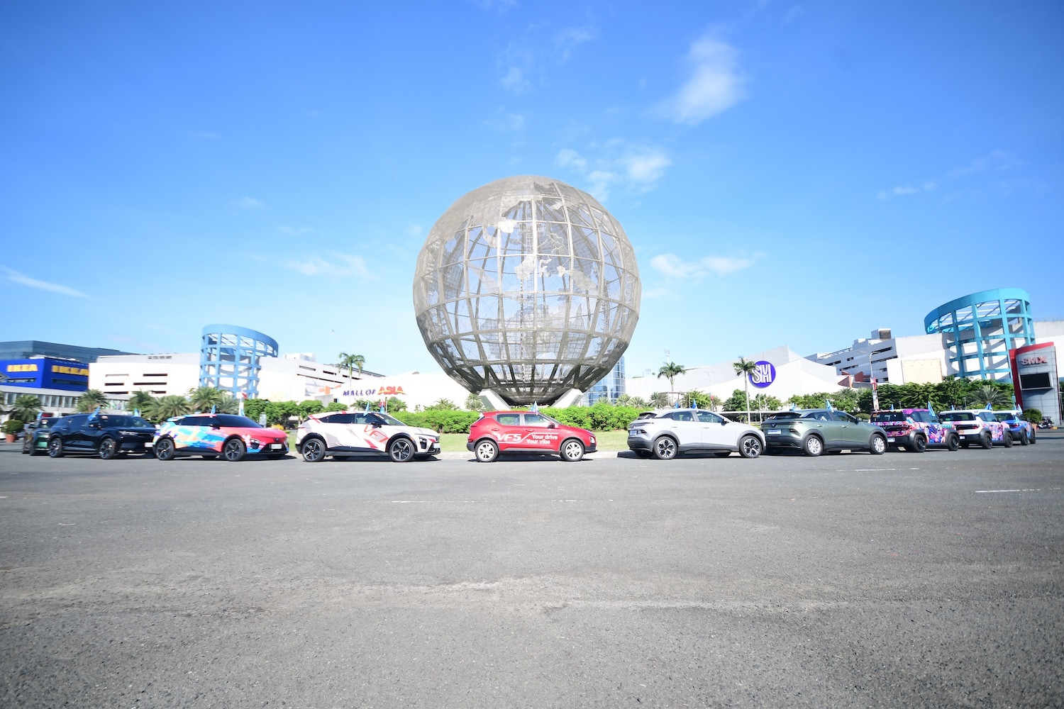 Các đoàn đã đi tổng cộng 500km, băng qua hầu hết các địa phương trọng điểm thuộc Metro Manila như Marikina, Quezon, Mandaluyong và các tỉnh vùng đồi núi như Tagaytay, Rizal.