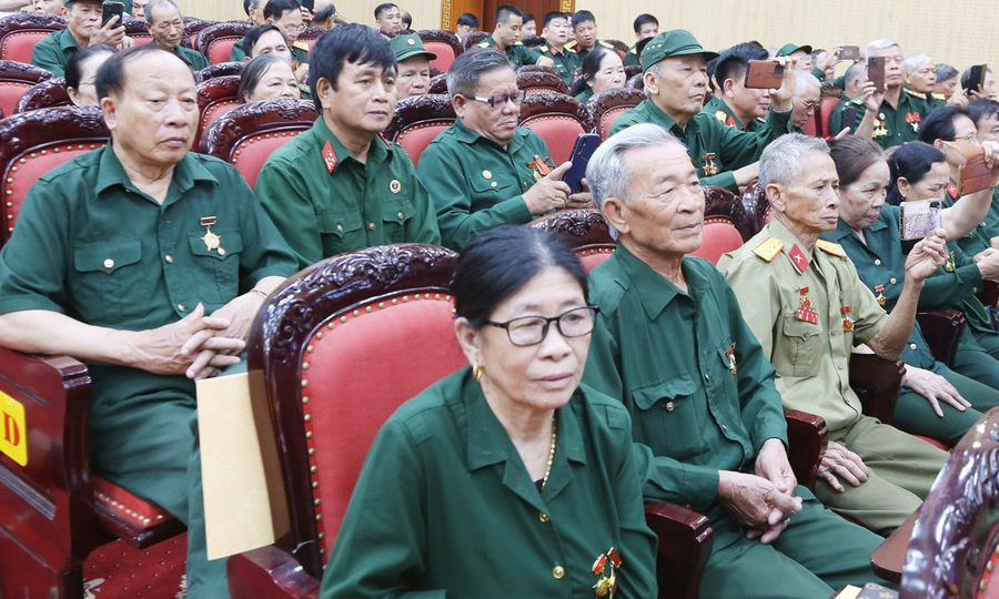 Các cựu chiến binh, cựu thanh niên xung phong tỉnh Hà Tĩnh.