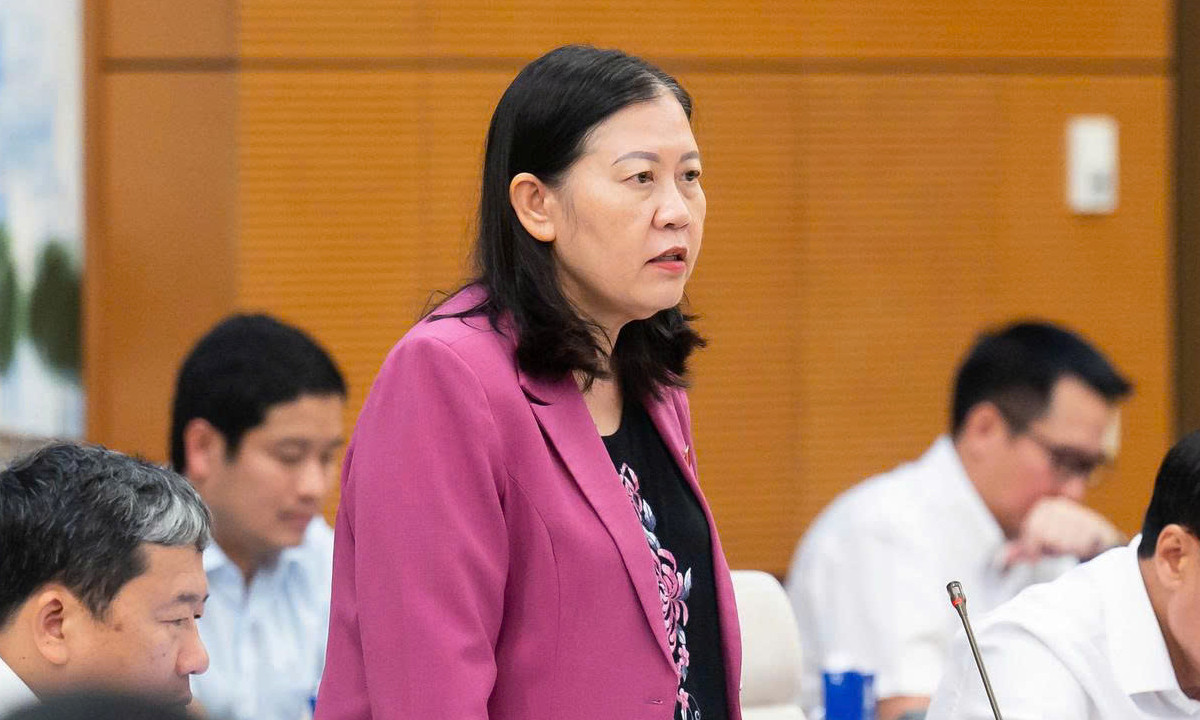 Phó Chủ nhiệm Thường trực Ủy ban Dân nguyện và Giám sát Lê Thị Nga.
