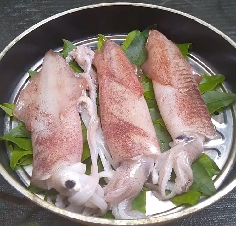 Mực hấp giữ được độ ngọt tối đa.