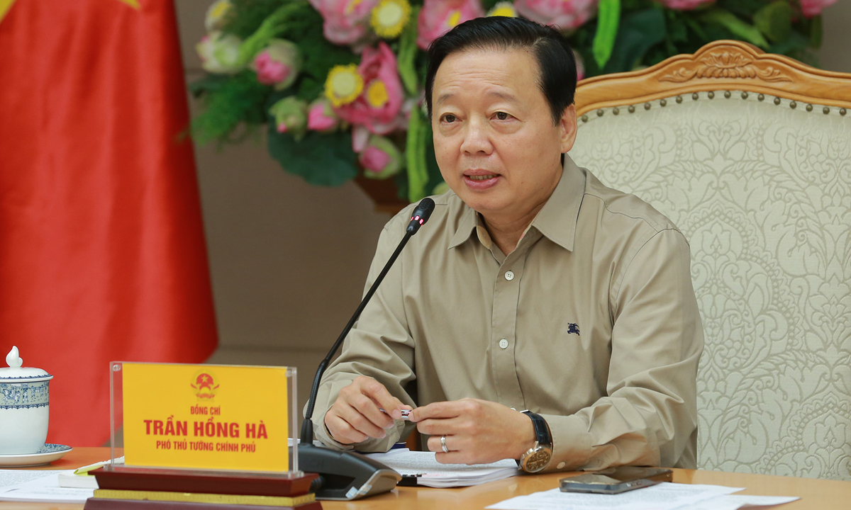 Phó Thủ tướng Trần Hồng Hà. (Ảnh: VGP)