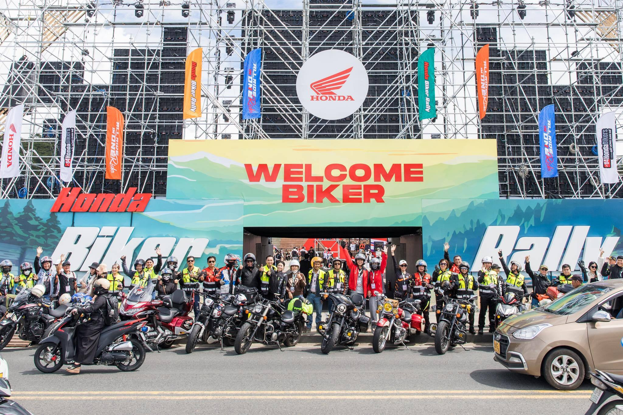 Honda Biker Rally Đà Lạt trở thành sự kiện dành cho biker lớn nhất từ trước đến nay tại Việt Nam. (Ảnh: Honda Việt Nam)