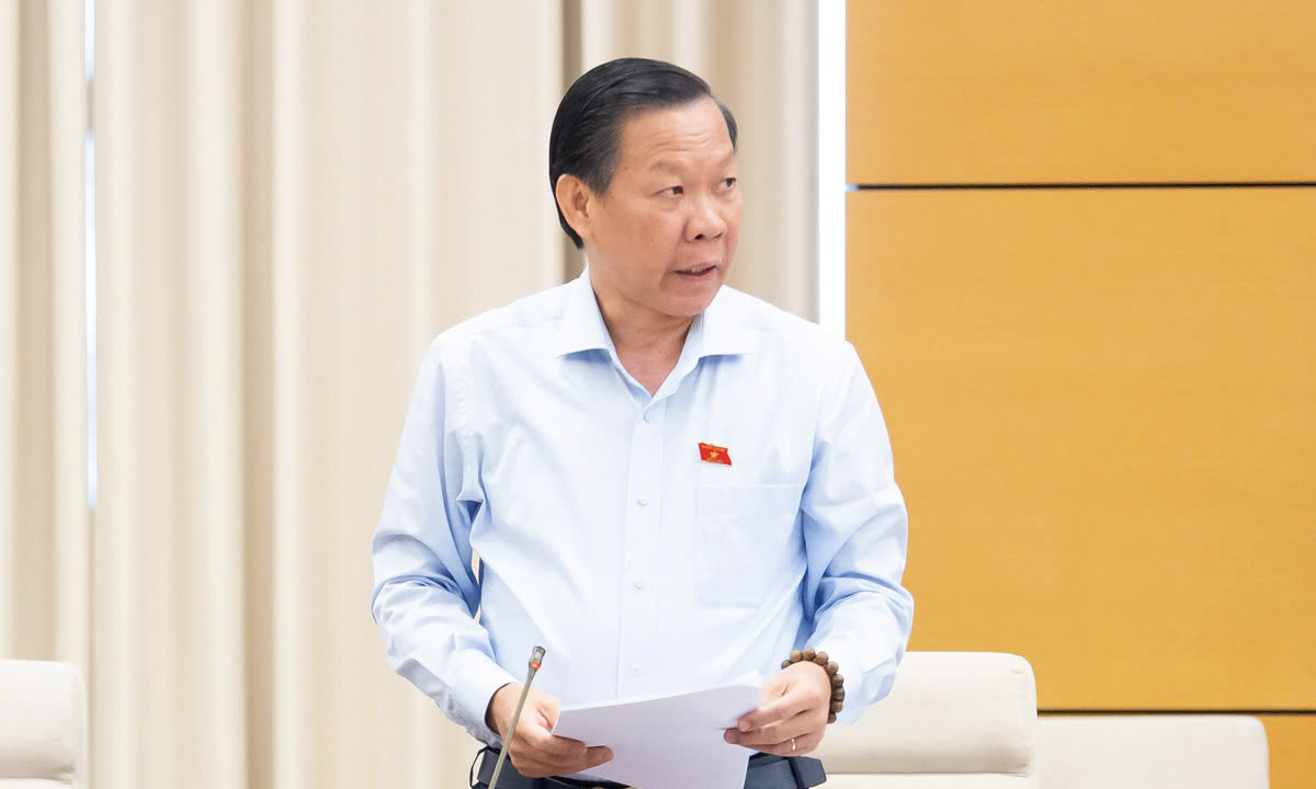Chủ nhiệm Ủy ban Kinh tế và Tài chính Phan Văn Mãi.