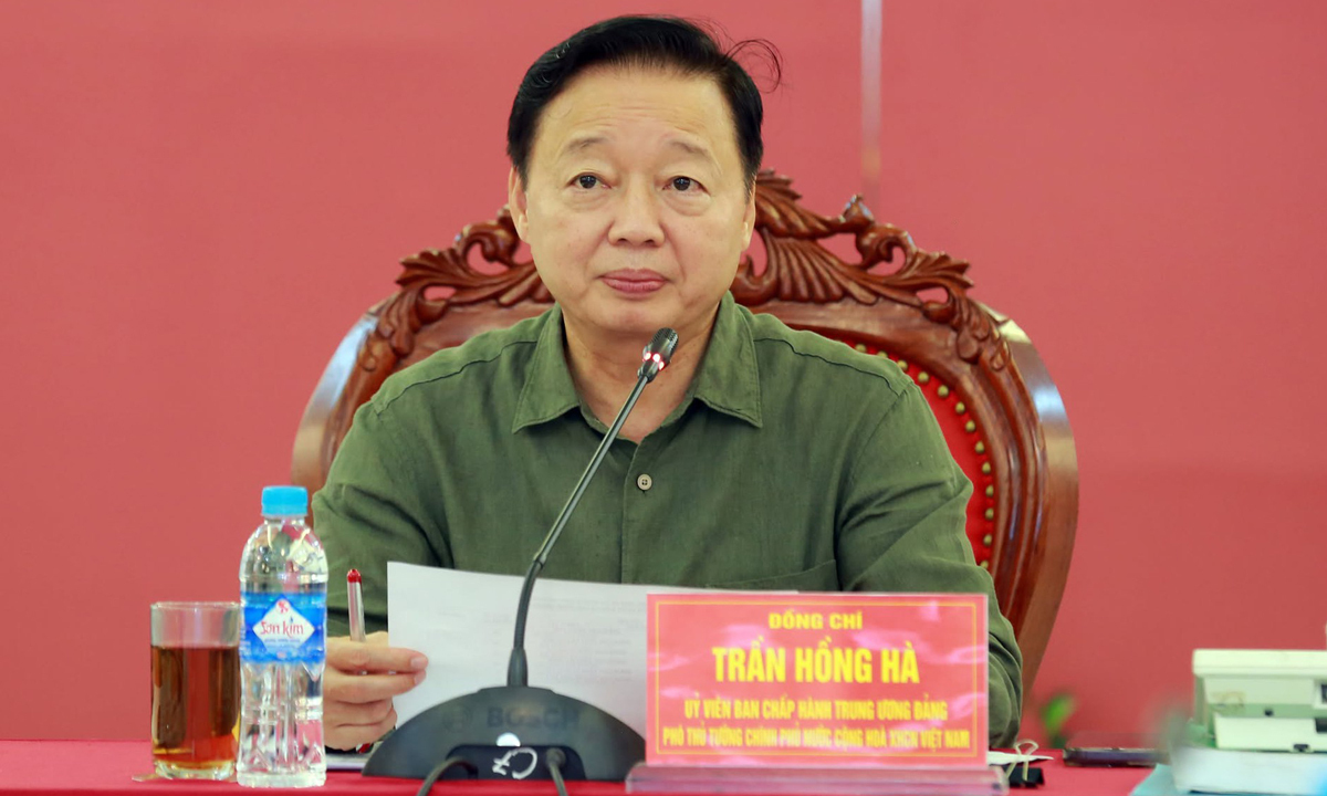 Phó Thủ tướng Trần Hồng Hà.