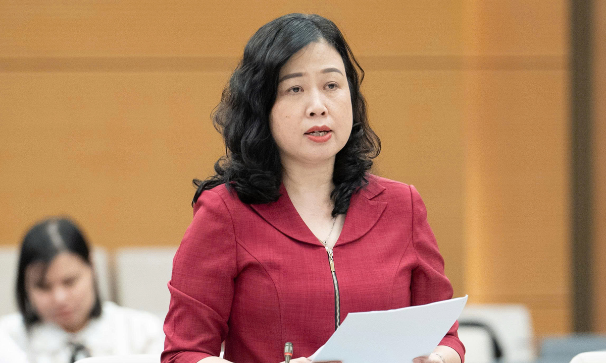 Bộ trưởng Y tế Đào Hồng Lan.