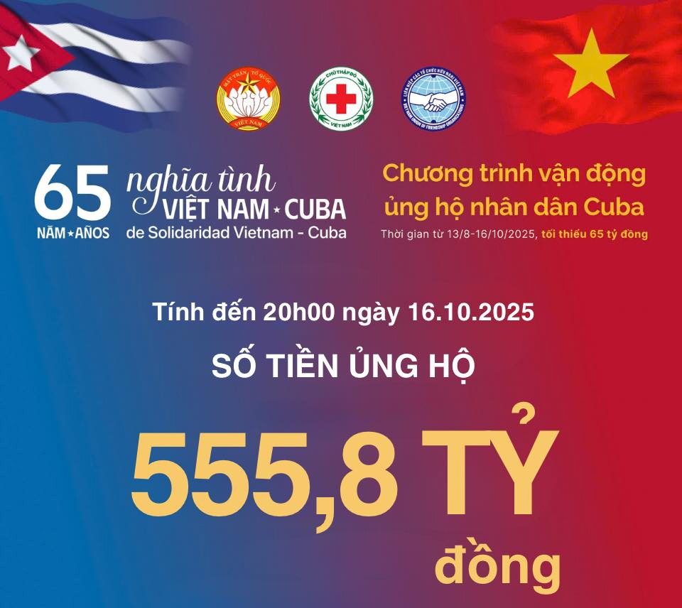 Hơn 555 tỷ đồng ủng hộ nhân dân Cuba sau hơn 2 tháng vận động - 1