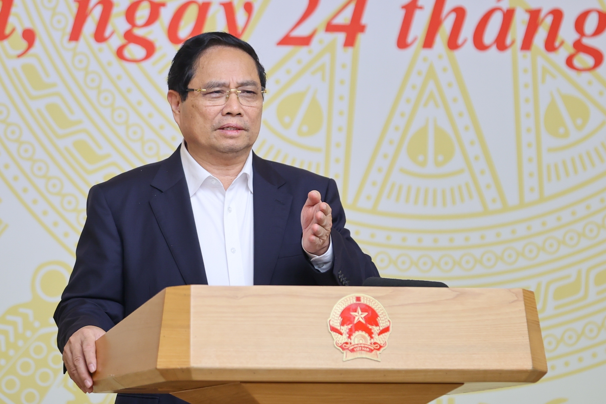Thủ tướng Phạm Minh Ch&iacute;nh. (Ảnh: VGP)