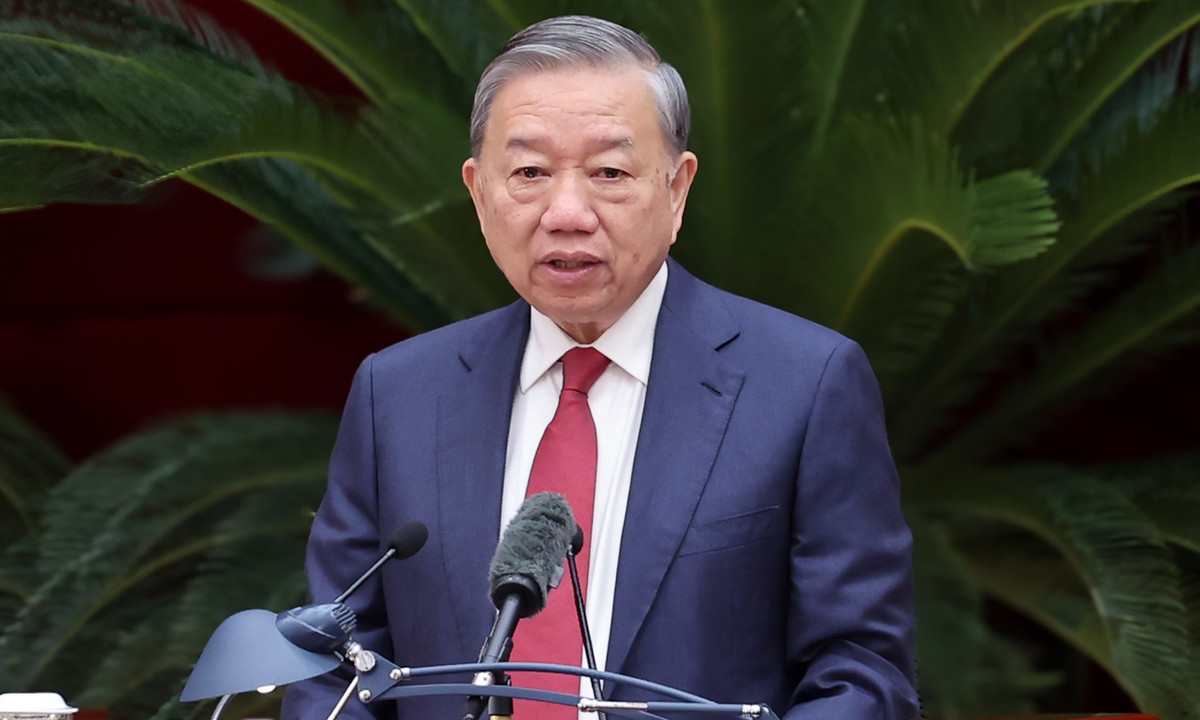 Tổng Bí thư Tô Lâm. (Ảnh: TTXVN)