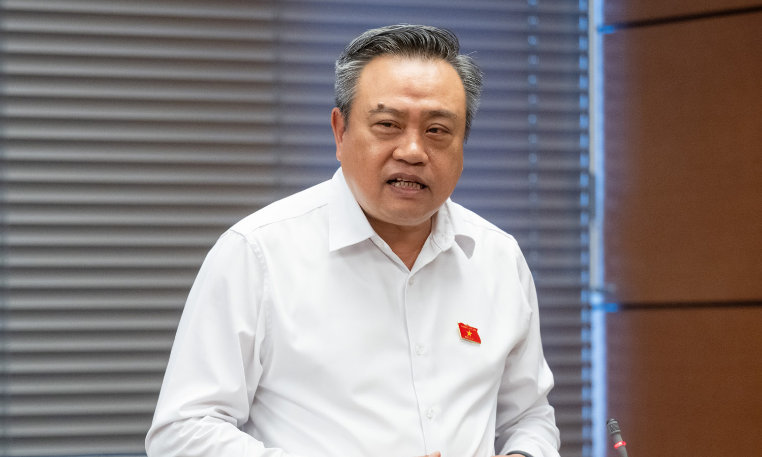 Tân Chủ nhiệm Ủy ban Kiểm tra Trung ương Trần Sỹ Thanh. (Ảnh: quochoi.vn)